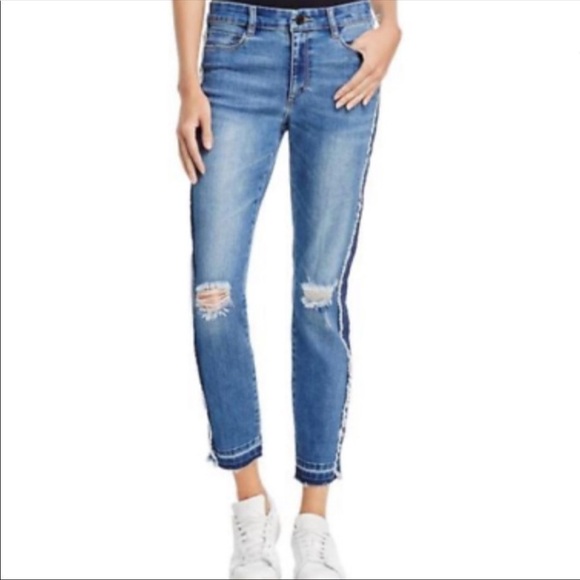 Banjara tuxedo raw hem ankle skinny jeans - Picture 2 of 11